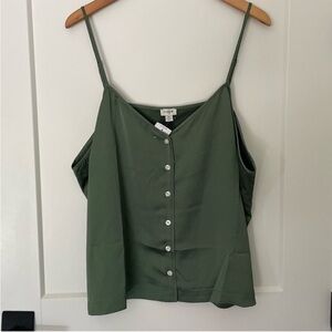 J.Crew Silky Button Up Cami